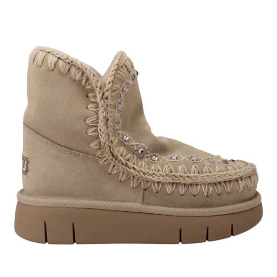 Mou boot Bounce Strass Chalk
