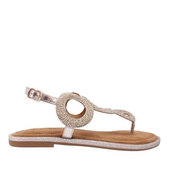 Crinkles sandalette 241-C41-Metal-Silver