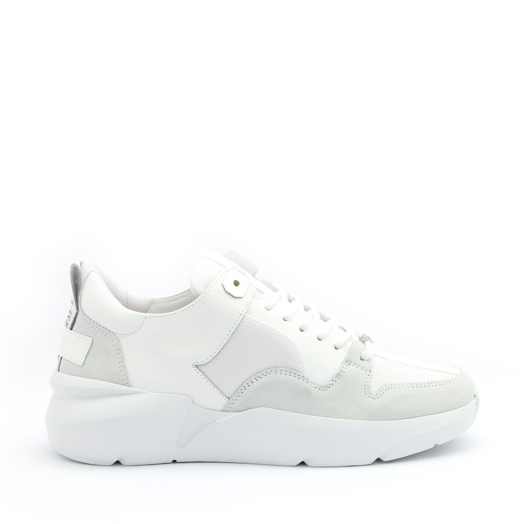 NUBIKK® JAGGER CALF | Witte Sneakers | Officiële webshop