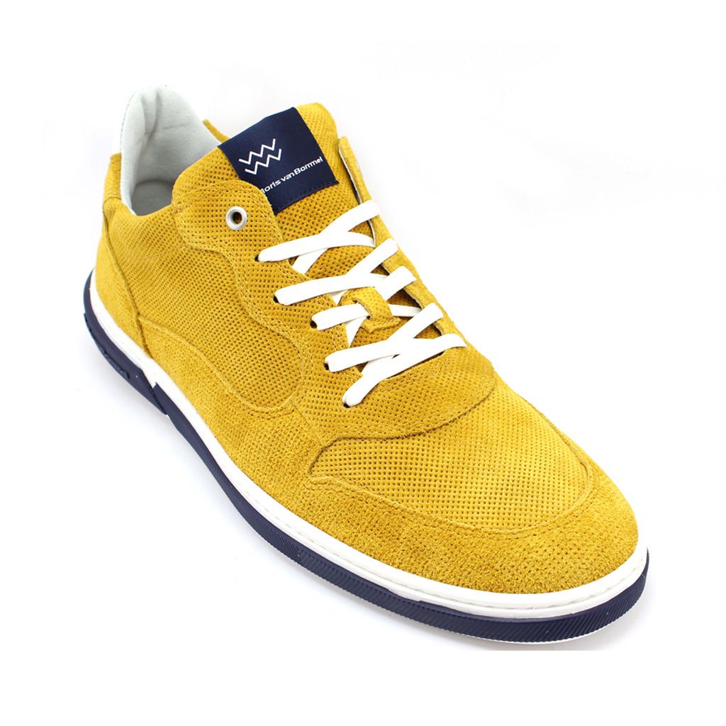 Floris van Bommel sneaker 16318/08 SFM-10075-70-01 SFM-10075-70-01 Geel