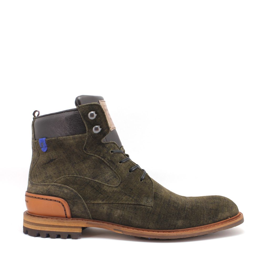 Floris van Bommel veter boot 20092-04 Taupe online bestellen