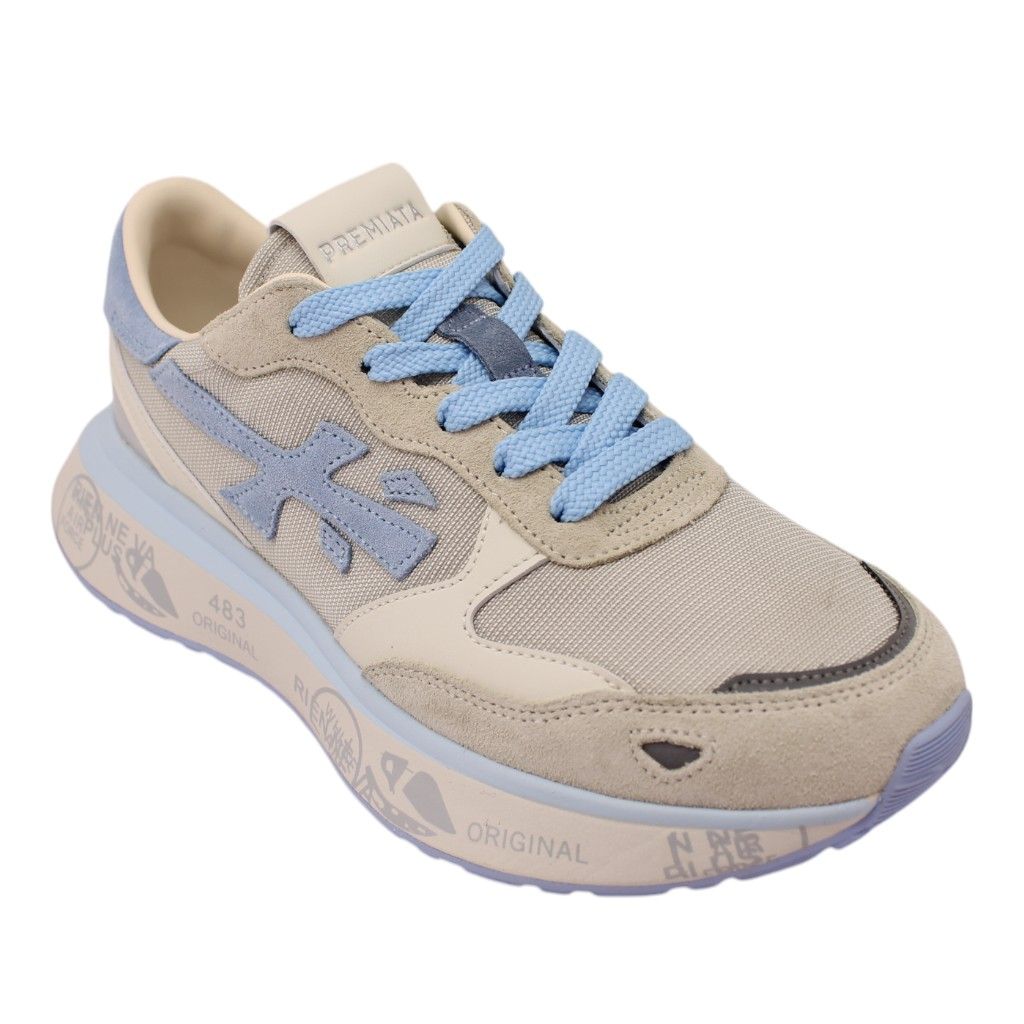 スニーカー PREMIATA Women Sneakers LAURYN VAR 7484 BLUE LAURYN 7484