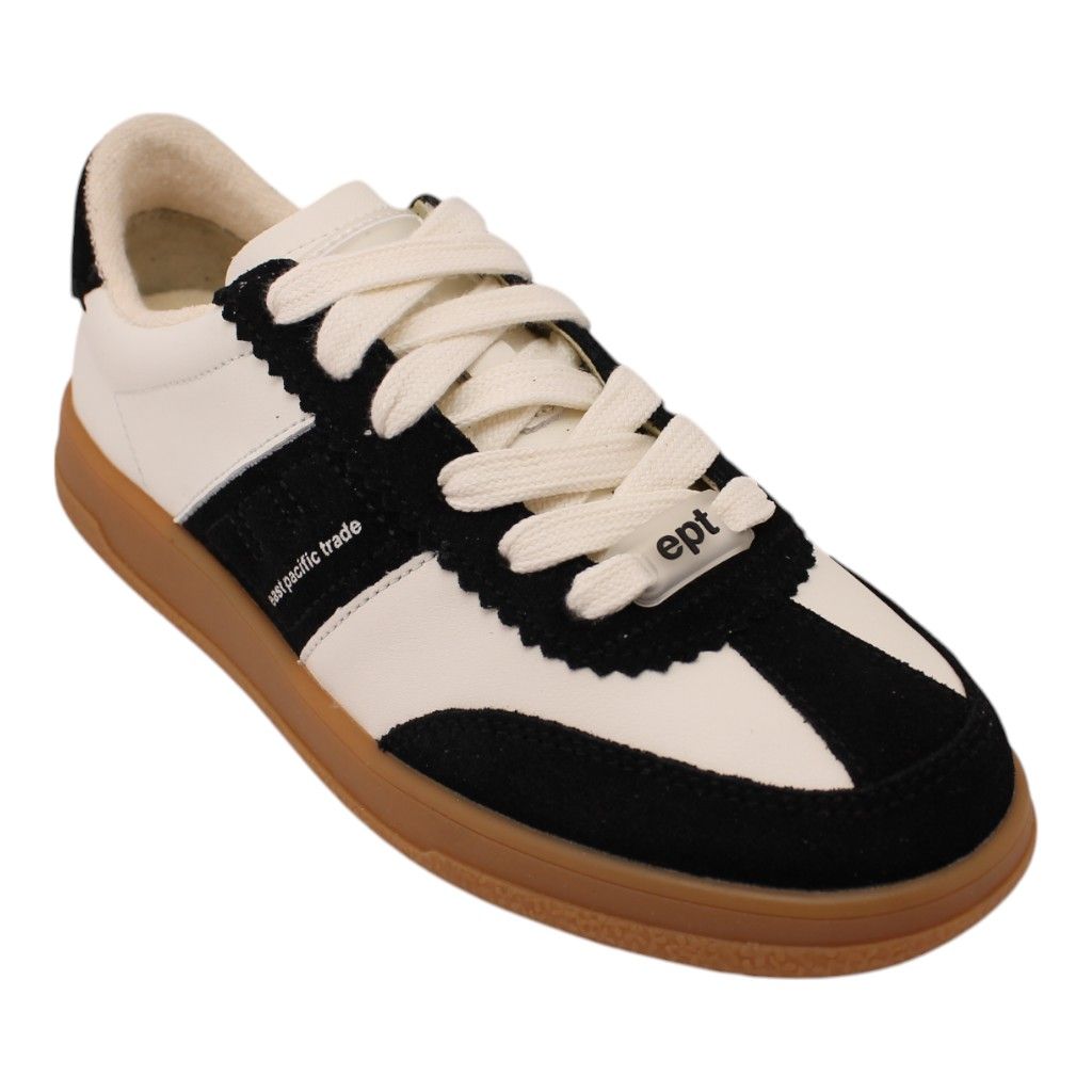 EPT sneaker Santos Black White EP3FW1ST10102 Zwart