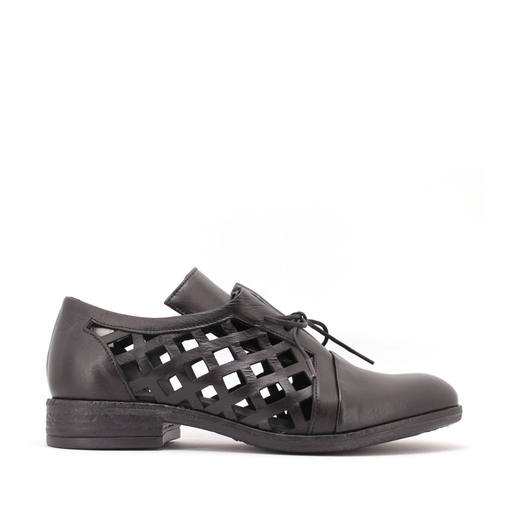 Le Bohemien veterschoen LI38-Nero LI38-Nero Zwart