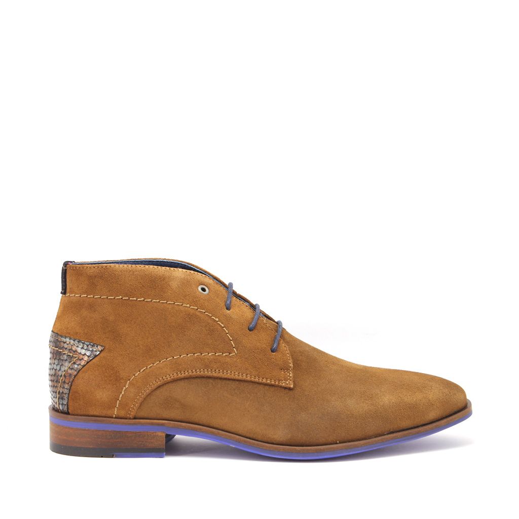 Marnellie veterboot 102006003 Cognac 102006003-Cognac Cognac