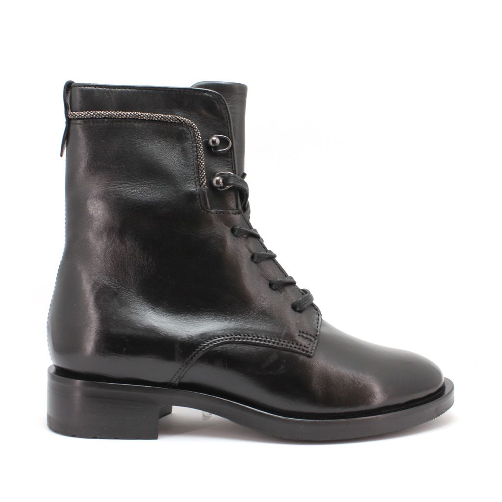 Mjus veterboot 22212-101M-Nero 22212-101M-Nero Zwart