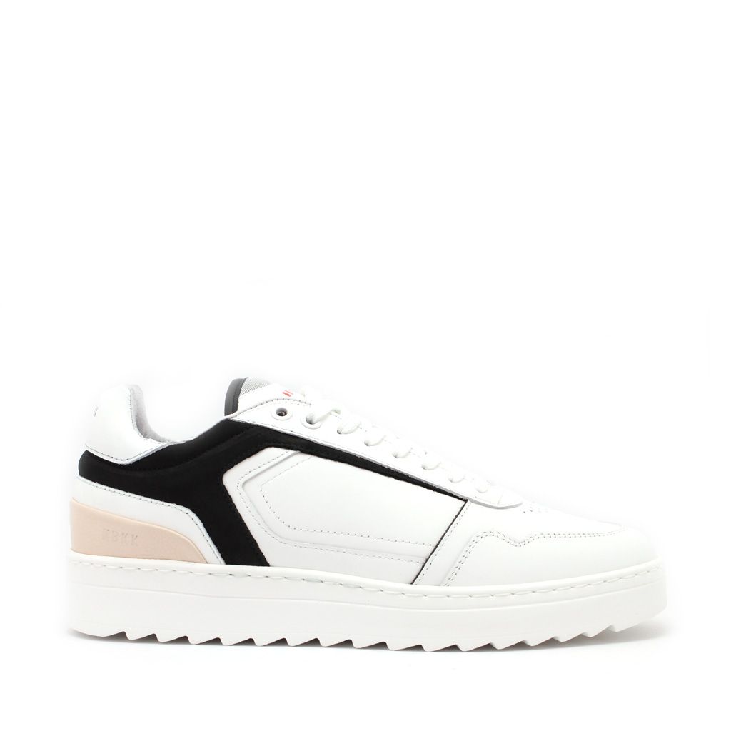 Nubikk sneaker Cliff Cane - White/Black Cliff Cane-White-Bla Wit