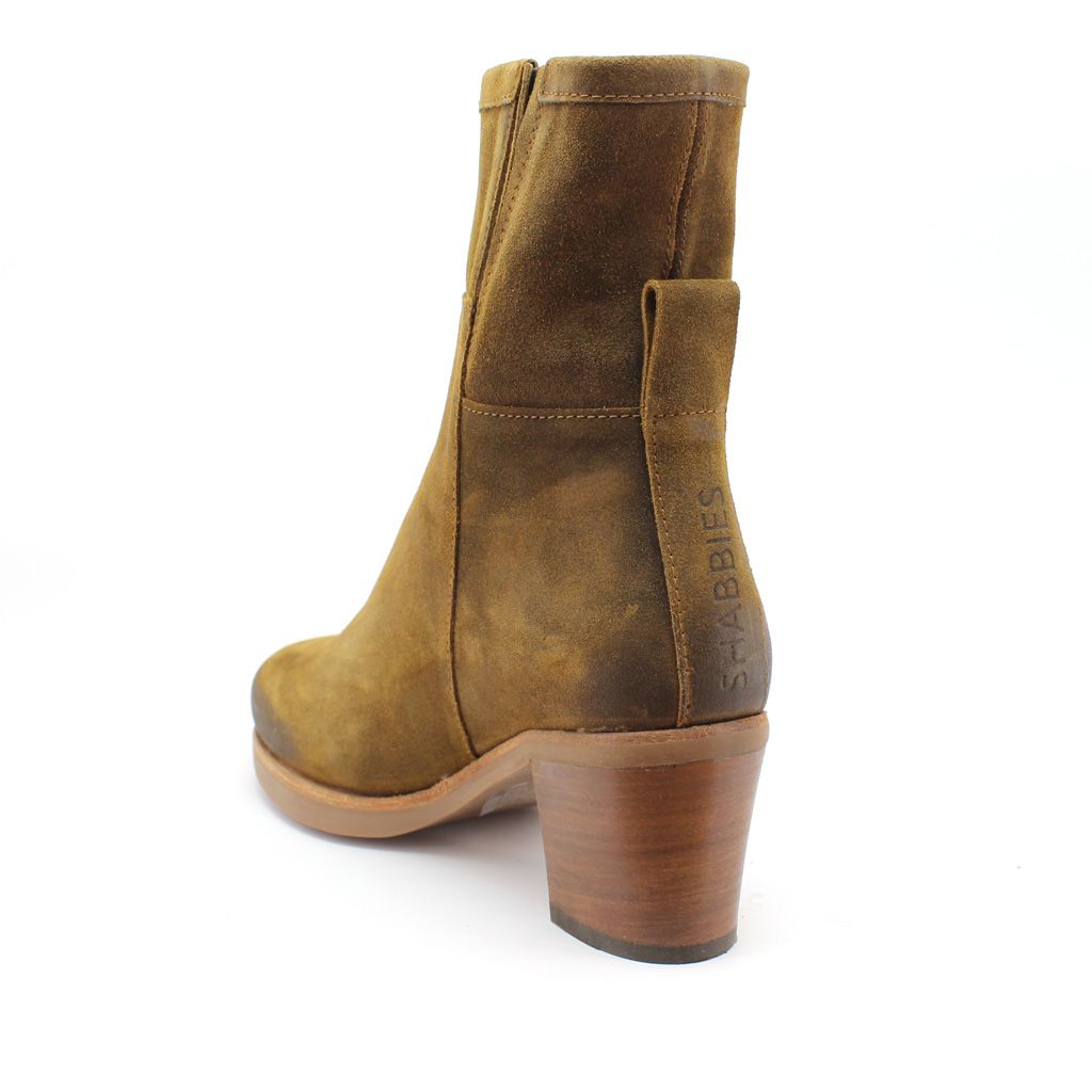 Shabbies Amsterdam enkellaars 182020316 Warm-Brown 182020316-Warm-Brown  Cognac