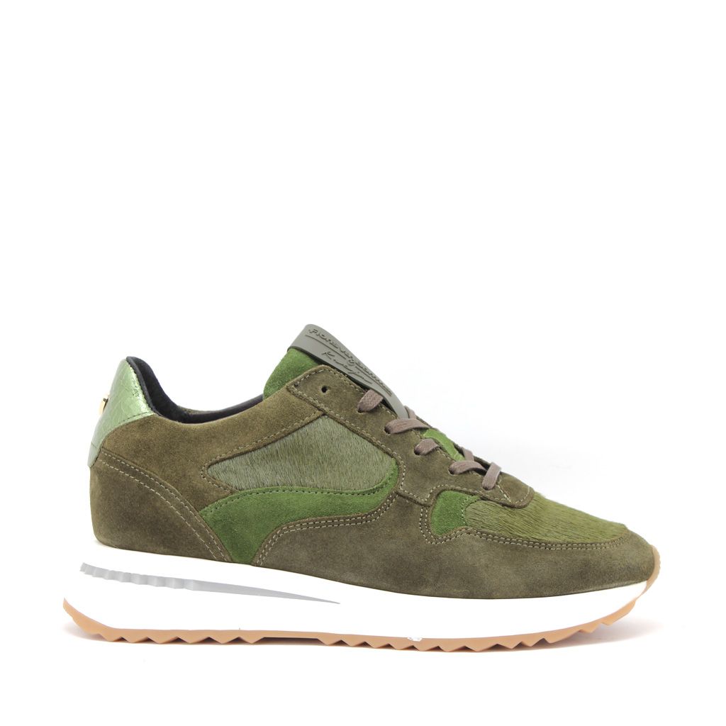 Floris van Bommel sneaker 100825001 Sumi Green 100825001-Sumi-Green Groen