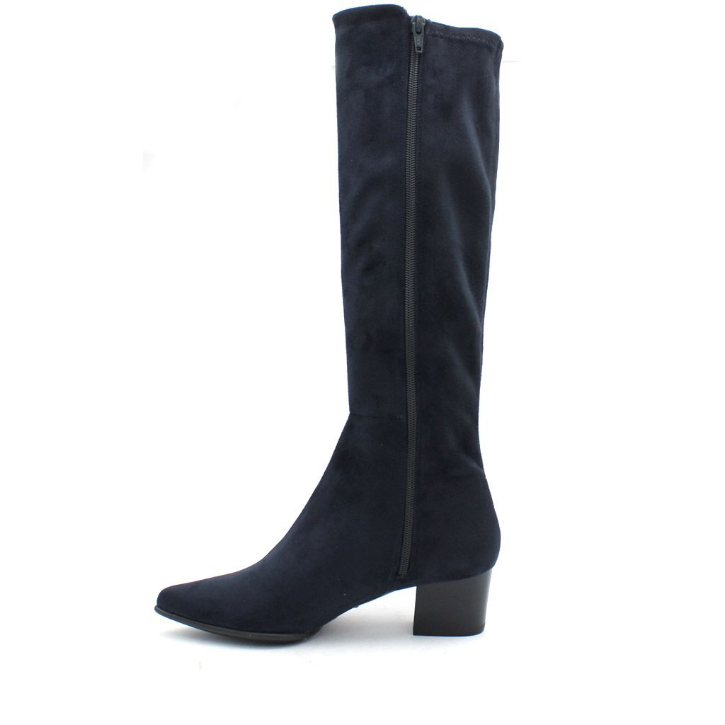 Unisa Dames Enkellaarsjes Blauw sue bootie th | Van den Assem