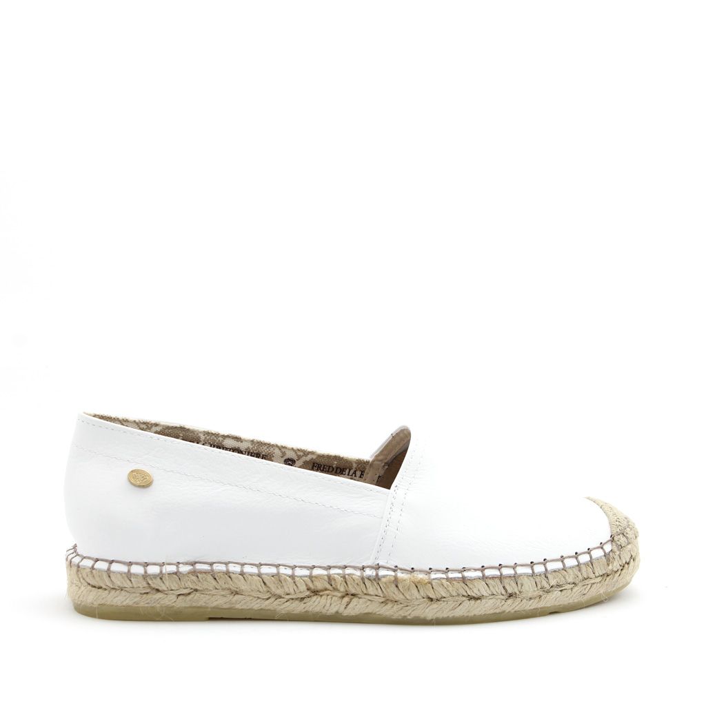 Fred de la Bretoniere espadrille 152010158 White 152010158 White Wit