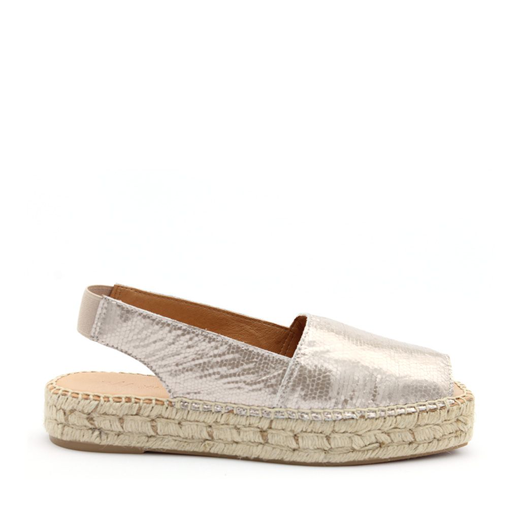 Via Vai espadrille Maya 5401074 Tol Platino 5401074 Tol Platino Goud
