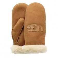 UGG Logo Mitte Sheepskin Logo Bruin