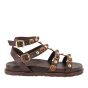 Mosaic sandalette F110-Brushed Brown