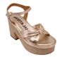 Janet & Janet sandalette J151 Claire - Platino