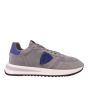 Philippe Model Tropez 2.1 Low Daim Broderie Gris