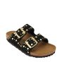 Birkenstock Arizona Rivet Suede Leather Black NRW