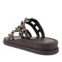 Mosaic sandalette 28100-Black