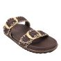 Mosaic sandalette Mirena - Brown