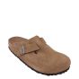 Birkenstock Boston Suede Lth. Dark Tea Tonal NRW