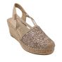 Vidorreta espadrille 18400-Piedra Glitter