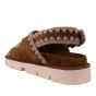 Mou sandalette Bio Two Buckles & Back strap Cognac