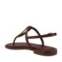 Mosaic sandalette 25414 Brown