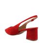 Maripe slingback Milly Camoscio Red