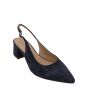 Maripe slingback Milly Camoscio Blu