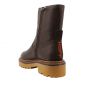 Hoff biker Bota - Piel Office Marone