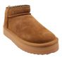 Warmbat vachtschoen  Durack Plateau 371925-Cognac