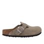 Birkenstock Boston Rivet Suede Leather Narrow Taup