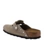 Birkenstock Boston Rivet Suede Leather Narrow Taup