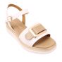 Fascino Donna sandalette 10218-Bianco Platino