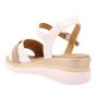Fascino Donna sandalette 10218-Bianco Platino