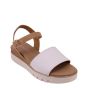 Fascino Donna sandalette 80265 Bianco Camel