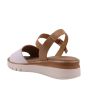 Fascino Donna sandalette 80265 Bianco Camel