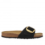 Birkenstock sandaal Madrid Big Buckle Black Narrow