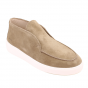 Nubikk instapper halfhoog Jiro Suo-Taupe Suede