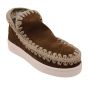 Mou Summer Eskimo sneaker perfo Suede Nut Brown