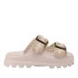 Mou sandalette Eva one-piece slide two-buckle Whit