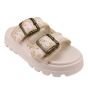 Mou sandalette Eva one-piece slide two-buckle Whit