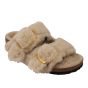 Birkenstock Arizona Big Buckle Fur Teddy Eggshell
