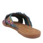 Crinkles slipper 241-C43-Turquoise Multi